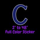Montreal Canadiens Full Color Vinyl Decal | Hydroflask decal | Cornhole decal 2