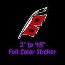 Carolina Hurricanes Full Color Vinyl Decal | Hydroflask decal | Cornhole decal 7