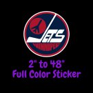 Winnipeg Jets Full Color Vinyl Decal | Hydroflask decal | Cornhole decal 4