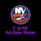 New York Islanders Full Color Vinyl Decal | Hydroflask decal | Cornhole decal 4