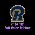 Los Angeles Rams Full Color Vinyl Decal | Hydroflask decal | Cornhole decal 6