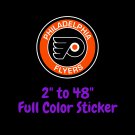Philadelphia Flyers Full Color Vinyl Decal | Hydroflask decal | Cornhole decal 5