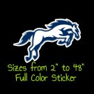 Indianapolis Colts Full Color Vinyl Decal | Hydroflask decal | Cornhole decal 4