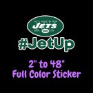 New York Jets Full Color Vinyl Decal | Hydroflask decal | Cornhole decal 6