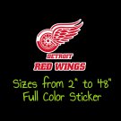Detroit Red Wings Full Color Vinyl Decal | Hydroflask decal | Cornhole decal 6