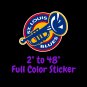 St. Louis Blues Full Color Vinyl Decal | Hydroflask decal | Cornhole decal 5