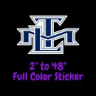 Toronto Maple Leafs Full Color Vinyl Decal | Hydroflask decal | Cornhole decal 4