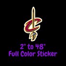 Cleveland Cavaliers Full Color Vinyl Decal | Hydroflask decal | Cornhole decal 1