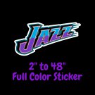 Utah Jazz Full Color Vinyl Decal | Hydroflask decal | Cornhole decal 5