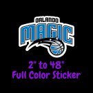 Orlando Magic Full Color Vinyl Decal | Hydroflask decal | Cornhole decal 1