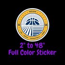 Indiana Pacers Full Color Vinyl Decal | Hydroflask decal | Cornhole decal 4
