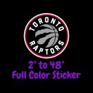 Toronto Raptors Full Color Vinyl Decal | Hydroflask decal | Cornhole decal 4