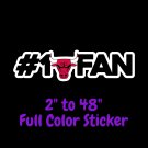 Chicago Bulls Full Color Vinyl Decal | Hydroflask decal | Cornhole decal 2