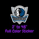 Dallas Mavericks Full Color Vinyl Decal | Hydroflask decal | Cornhole decal 1