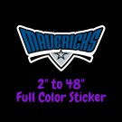 Dallas Mavericks Full Color Vinyl Decal | Hydroflask decal | Cornhole decal 2