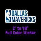 Dallas Mavericks Full Color Vinyl Decal | Hydroflask decal | Cornhole decal 5