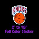 New York Knicks Full Color Vinyl Decal | Hydroflask decal | Cornhole decal 4