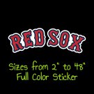 Boston Red Sox Full Color Vinyl Decal | Hydroflask decal | Cornhole decal 10