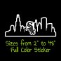 Chicago White Sox Full Color Vinyl Decal | Hydroflask decal | Cornhole decal 5