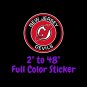 New Jersey Devils Full Color Vinyl Decal | Hydroflask decal | Cornhole decal 4