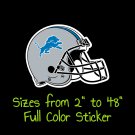 Detroit Lions Full Color Vinyl Decal | Hydroflask decal | Cornhole decal 1