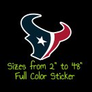 Houston Texans Full Color Vinyl Decal | Hydroflask decal | Cornhole decal 4