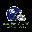 New York Giants Full Color Vinyl Decal | Hydroflask decal | Cornhole decal 4