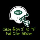 New York Jets Full Color Vinyl Decal | Hydroflask decal | Cornhole decal 3