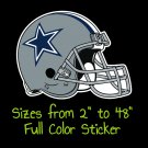 Dallas Cowboys Full Color Vinyl Decal | Hydroflask decal | Cornhole decal 8