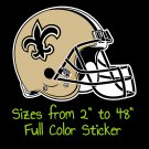 New Orleans Saints Full Color Vinyl Decal | Hydroflask decal | Cornhole decal 4
