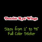 Detroit Red Wings Full Color Vinyl Decal | Hydroflask decal | Cornhole decal 12