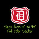 Detroit Red Wings Full Color Vinyl Decal | Hydroflask decal | Cornhole decal 2