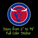 Buffalo Bills Full Color Vinyl Decal | Hydroflask decal | Cornhole decal 3