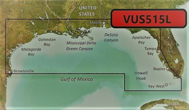 VUS515L BlueChart G2 Vision MARINE GPS MAP FOR GARMIN GPS/SOUNDER