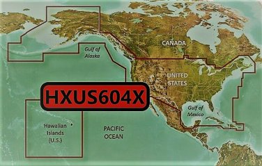 HXUS604X BlueChart G2 MARINE GPS MAP FOR GARMIN GPS/SOUNDER