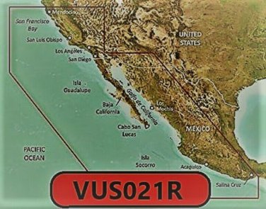 VUS021R BlueChart G2 Vision MARINE GPS MAP FOR GARMIN GPS/SOUNDER