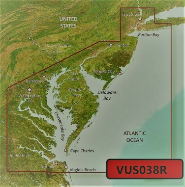 VUS038R BlueChart G2 Vision MARINE GPS MAP FOR GARMIN GPS/SOUNDER