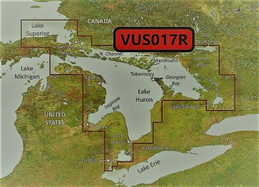 VUS017R BlueChart G2 Vision MARINE GPS MAP FOR GARMIN GPS/SOUNDER