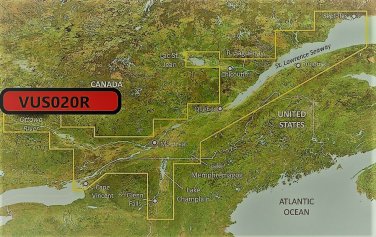 VUS020R BlueChart G2 Vision MARINE GPS MAP FOR GARMIN GPS/SOUNDER