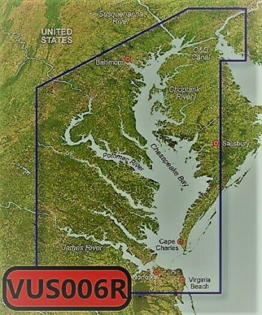 VUS006R BlueChart G2 Vision MARINE GPS MAP FOR GARMIN GPS/SOUNDER