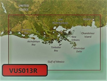 VUS013R BlueChart G2 Vision MARINE GPS MAP FOR GARMIN GPS/SOUNDER