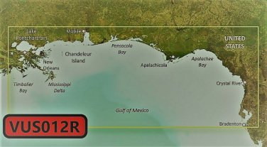 VUS012R BlueChart G2 Vision MARINE GPS MAP FOR GARMIN GPS/SOUNDER