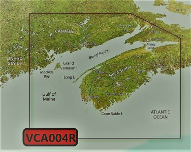VCA004R BlueChart G2 MARINE GPS MAP FOR GARMIN GPS