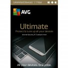 AVG Ultimate Unlimited Devices/ PC/ Users 1 Year Global Instant delivery Download
