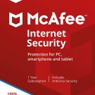 McAfee Internet Security 1 Device 1 Year Global Instant delivery Download