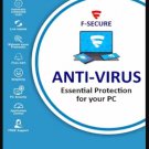 F-Secure Antivirus 1 Device/ PC/ User 1 Year Global Instant delivery Download