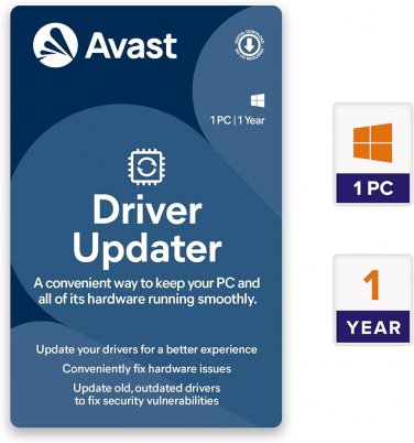 Avast Driver Updater 1 Device/ PC/ User 1 Year Global Instant delivery Download