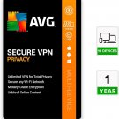 AVG Secure VPN 10 Devices/ PC/ Users 1 Year Global Instant delivery Download