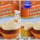 2 Boxes Pillsbury Moist Supreme Perfectly Pumpkin Cake Mix 15.25 oz ~FREE SHIP !
