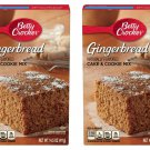 2 Boxes Betty Crocker Gingerbread Cake & Cookie Mix 14.5 oz ~ FAST FREE SHIPPING